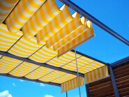 室外电动天篷帘