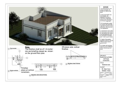 Two bedrooms barglow residential house for Mr Ojara Syrus