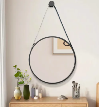 Stylish Round Wall-Mounted Bathroom Mirror for Modern Spaces