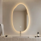 Irregular Shaped Smart Touchscreen Bathroom Mirror with LED Lighting