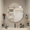 Stylish Round Bathroom Mirror - Elegant Wall-Mounted Vanity Mirror WM01