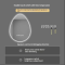 Minimalist Irregular Smart Bathroom Mirror - Frame Less LED Illuminated, Wall-Mounted with Anti-Fog & Vanity