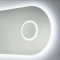 Oval LED Bathroom Mirror with Built-in Magnifying Mirror, Customizable Functions & Sizes