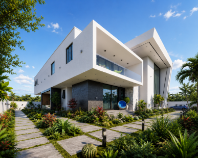 The Natural & Stylish Villa Design