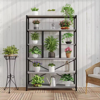 Factory Supply 6-Layer Industrial Office Storage Bookshelf Living Room Cabinets