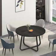 Elegant Round Dining Table with Modern European Design for Stylish Kitchens