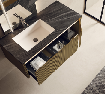 TY46612 series plywood bathroom cabinet vanity set