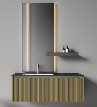 TY46612 series plywood bathroom cabinet vanity set