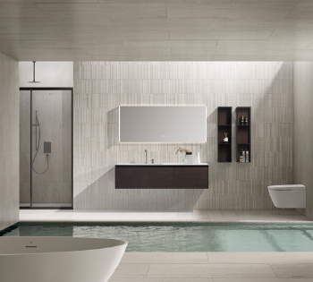 TY39816 series plywood bathroom cabinet vanity set