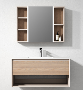 TY411 series plywood bathroom cabinet vanity set