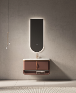 RY17810 series plywood bathroom cabinet vanity set