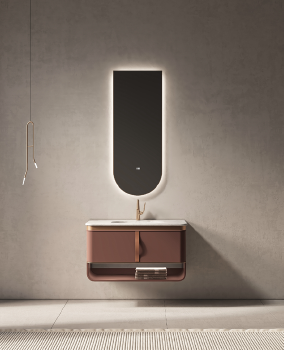 RY17810 series plywood bathroom cabinet vanity set
