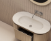 RY15410A series plywood bathroom cabinet vanity set
