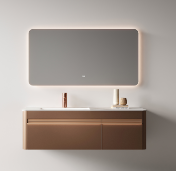 RY17013 series plywood bathroom cabinet vanity set