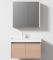 TY507 series plywood bathroom cabinet vanity set