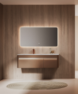 RY17013 series plywood bathroom cabinet vanity set