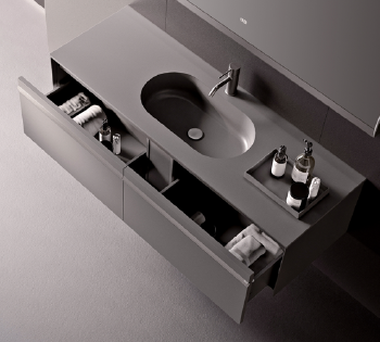 RY15515 series plywood bathroom cabinet vanity set