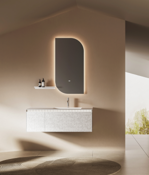 RY17212 series plywood bathroom cabinet vanity set