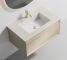RY17108 series plywood bathroom cabinet vanity set