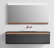 RY13215 series plywood bathroom cabinet vanity set