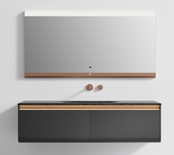 RY13215 series plywood bathroom cabinet vanity set