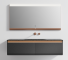 RY13215 series plywood bathroom cabinet vanity set