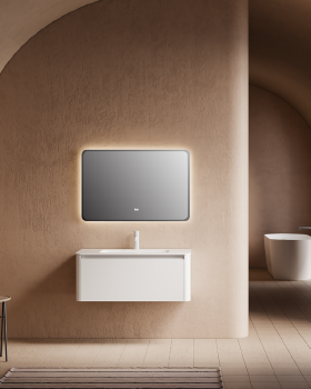 RY12110 series plywood bathroom cabinet vanity set