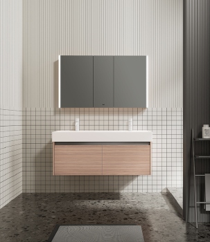 TY507 series plywood bathroom cabinet vanity set