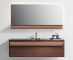 RY15316 series plywood bathroom cabinet vanity set