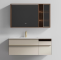 PY66012 series plywood bathroom cabinet vanity set