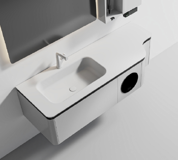 PY66916 series plywood bathroom cabinet vanity set
