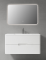 TY1149 series plywood bathroom cabinet curve vanity