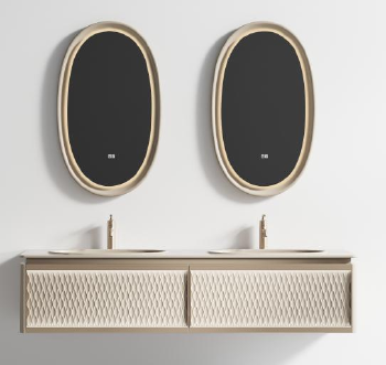 PY67518 series plywood bathroom cabinet vanity set