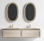 PY67518 series plywood bathroom cabinet vanity set