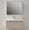 PY661 series plywood bathroom cabinet vanity set