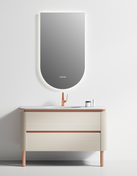 RY15713 series plywood bathroom cabinet vanity set