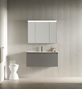 TY378 series plywood bathroom cabinet vanity set