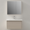 PY661 series plywood bathroom cabinet vanity set