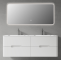 TY1149 series plywood bathroom cabinet curve vanity