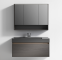 PY665 series plywood bathroom cabinet vanity set