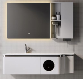 PY66916 series plywood bathroom cabinet vanity set