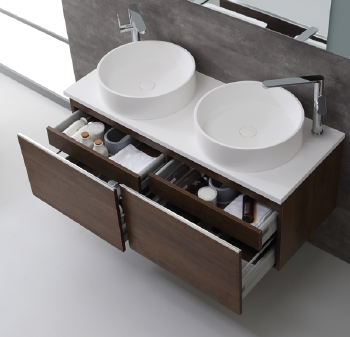 TY06716B series plywood bathroom cabinet vanity set