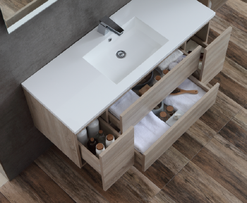 TY06412 series plywood bathroom cabinet vanity set