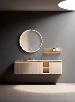 RY13016 series plywood bathroom cabinet vanity set