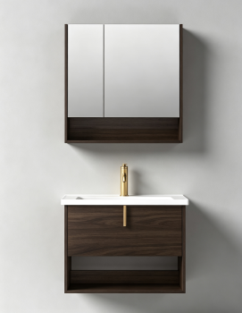TY296 series plywood bathroom cabinet vanity set