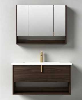 TY296 series plywood bathroom cabinet vanity set