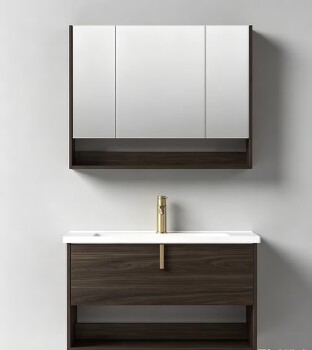 TY296 series plywood bathroom cabinet vanity set