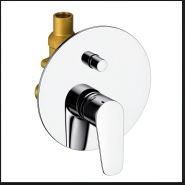 Two-way concealed bathtub shower mixer tap switch TWBJ0123-01