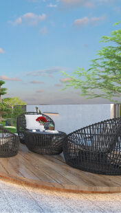 A Chinese Zen-inspired courtyard design 