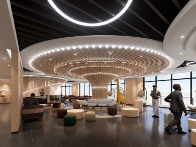 The Elegant & Stylish Palm Village Hotel Interior Design